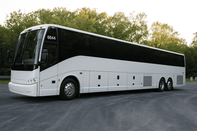 exterior of Staten Island Coach Bus Service coach bus