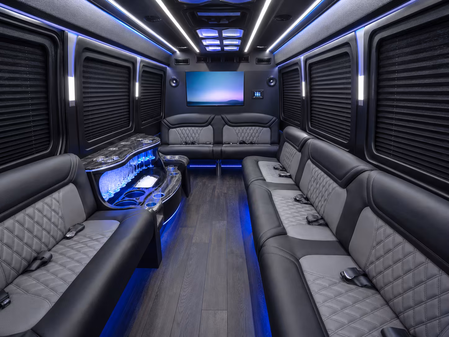 sprinter vans and small group wedding transportation across staten island