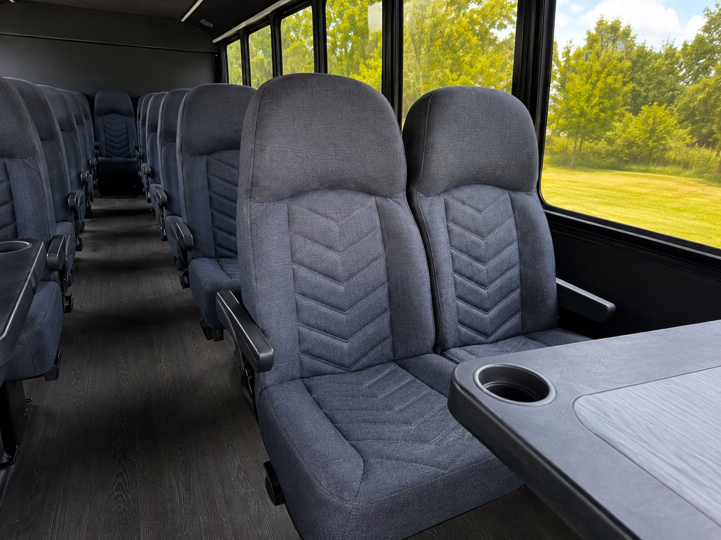 staten island 15 passenger minibus inside
