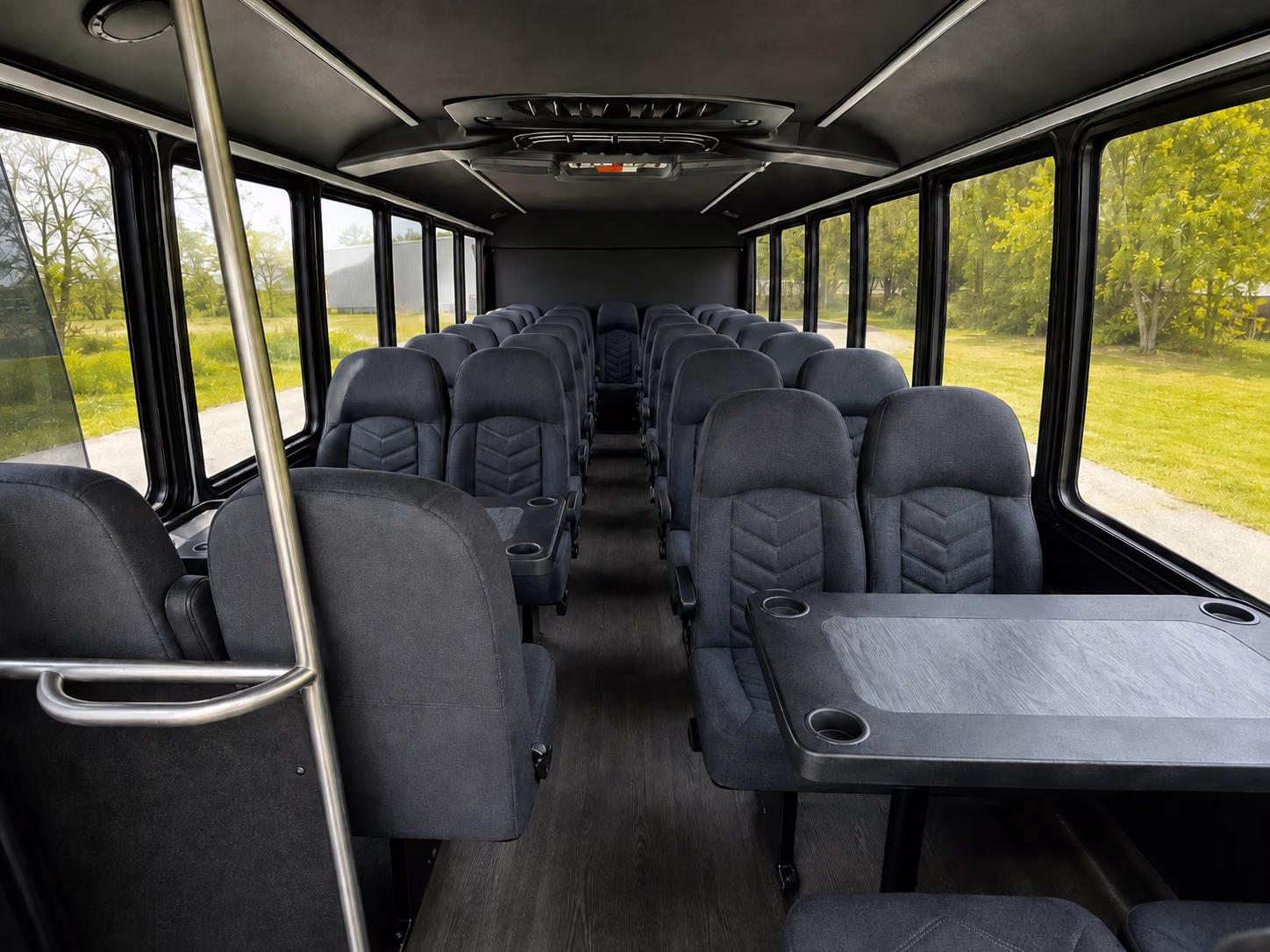 staten island 15 passenger minibus interior