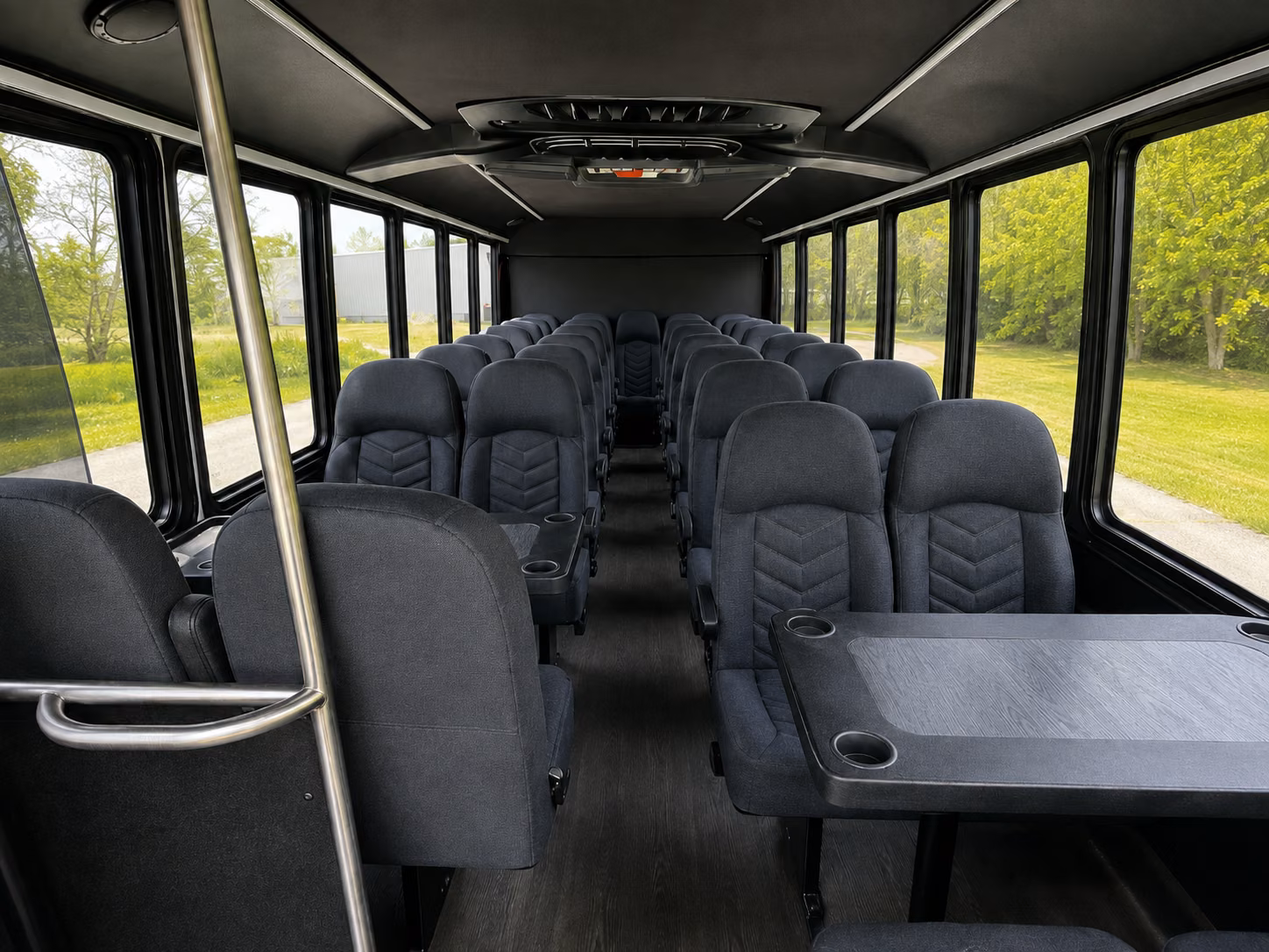 staten island 18 passenger minibus interior