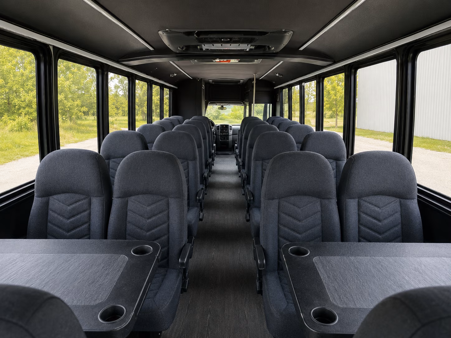 staten island 20 passenger minibus interior