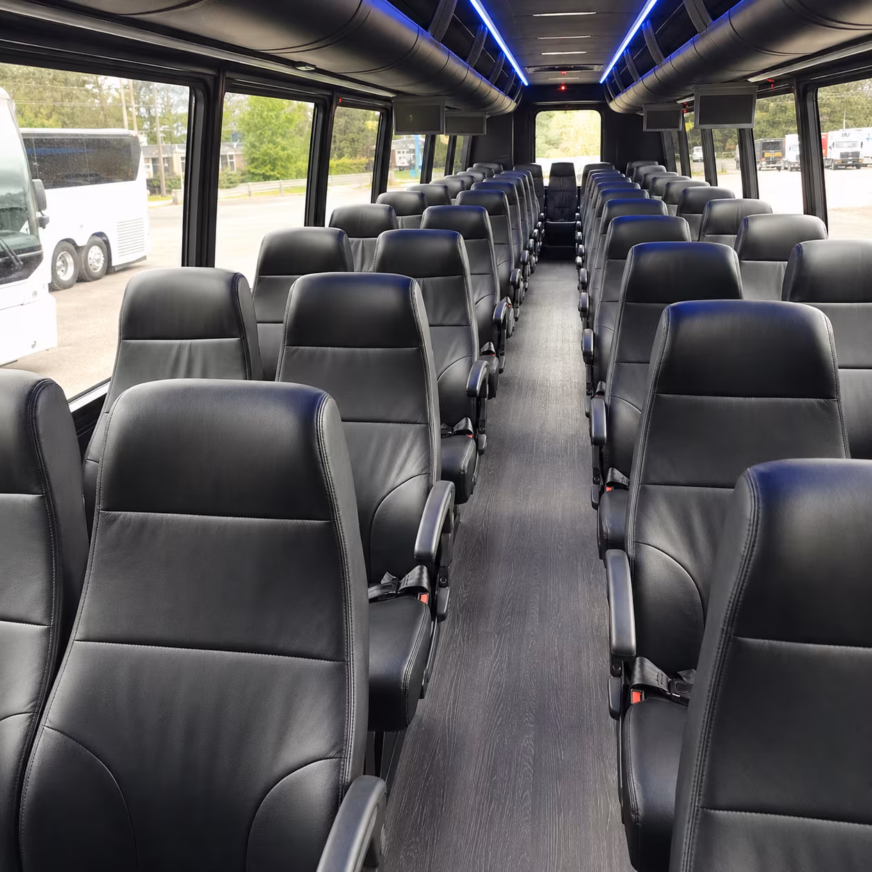 staten island 35 passenger minibus interior