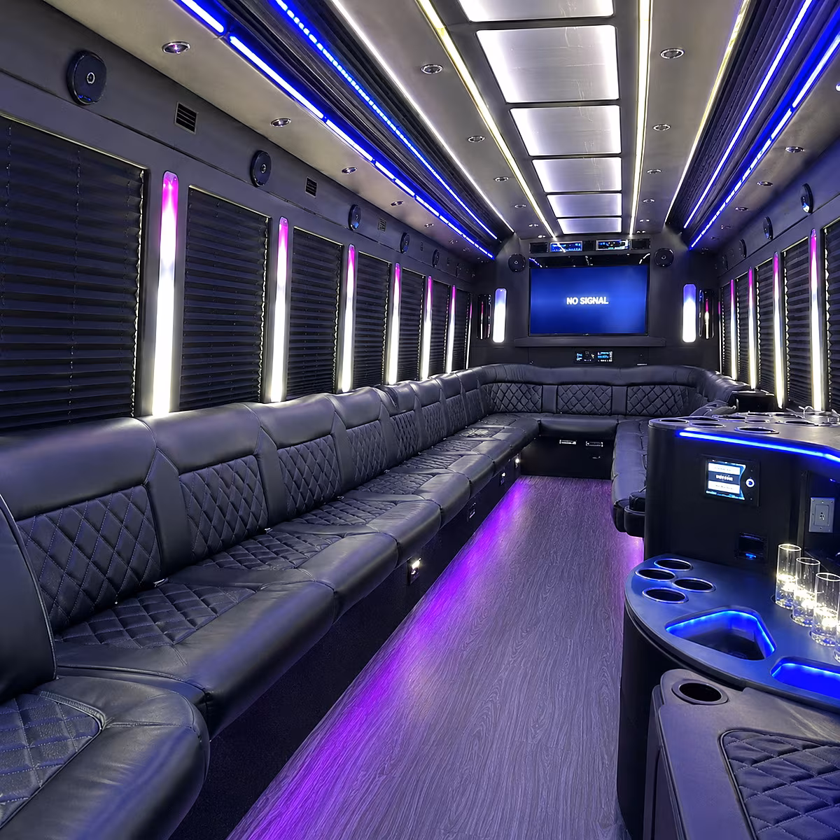 staten island party bus interior