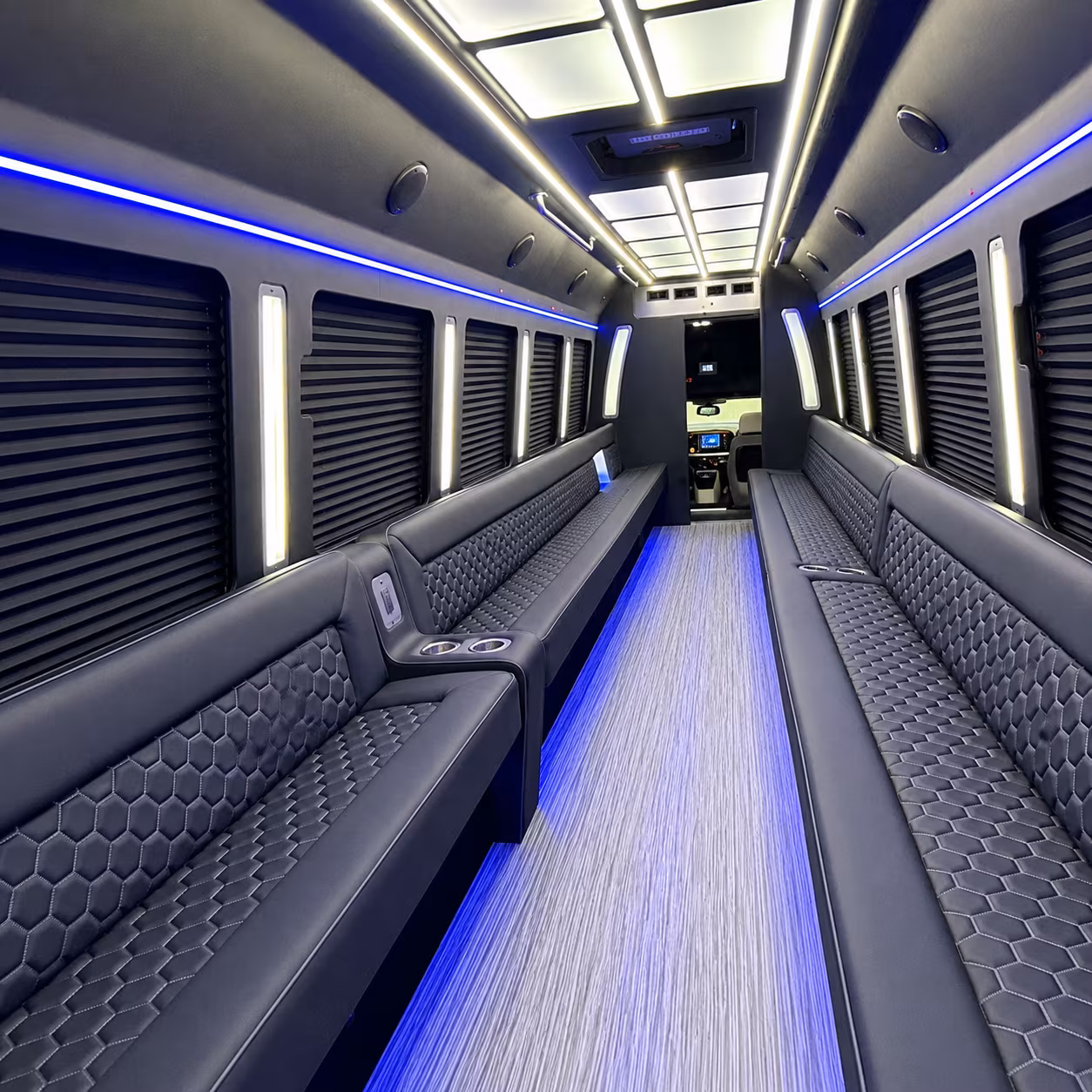 staten island party bus rental interior