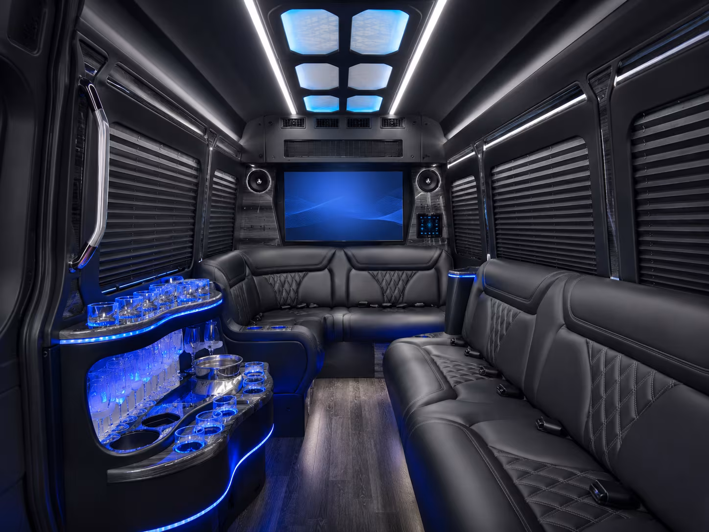 staten island sprinter limousine inside